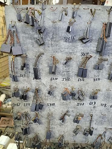 Mexaniki əl alətləri: Elektrik mühərrikləri və alətlər üçün kömür fırçaları – müxtəlif ölçü — 2