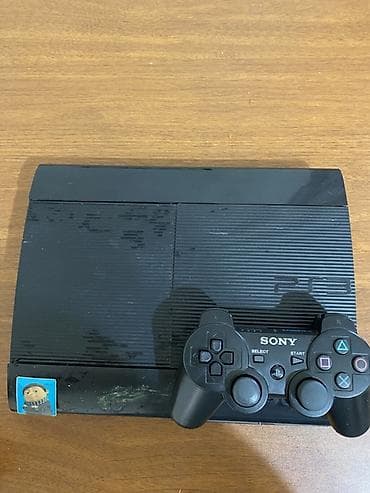 Sony PlayStation 3 (Super Slim) oyun konsolu - Rəng: qara -