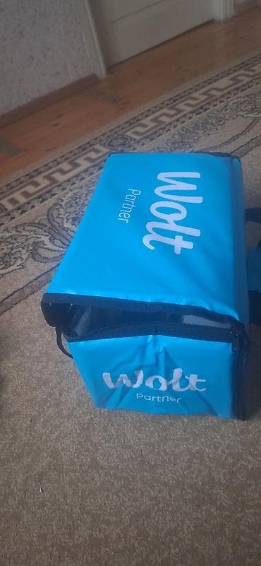 bolt sunka: Wolt Partner izotermal çatdırılma çantası - Rəng: mavi, “Wolt — 10
