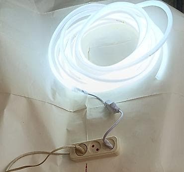 lent isiq: LED neon işıq lenti – soyuq ağ rəng Led işıq şlanq formasında - Növ — 1