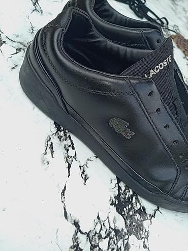 Lacoste kişi krossovkası – qara rəng - Brend: Lacoste - Model: aşağı