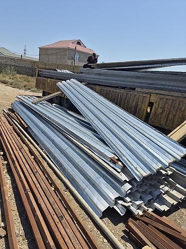метал: Profil dam örtüyü üçün sinklənmiş metal vərəqlər - Material — 2