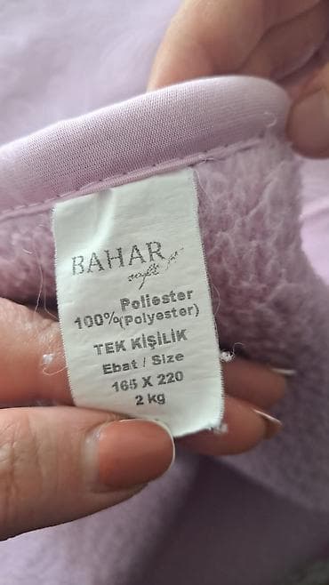 stul ortukləri: Yataq üçün İşlənmiş rəng - Bənövşəyi Yataq örtüyü — 4