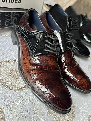 Мужская обувь: Kişi klassik ayaqqabısı – S.H.N. Shoes cəmi 2 dəfə geyinilib. - — 1