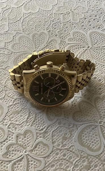 sensor saatlar: Michael Kors kişi qol saatı - Korpus və qolbaq: qızılı tonlu — 3
