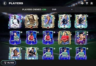 Salam,hesab 121 ovr,çoxlu yuksek reytinqli oyuncular var,umumiliyde — 5