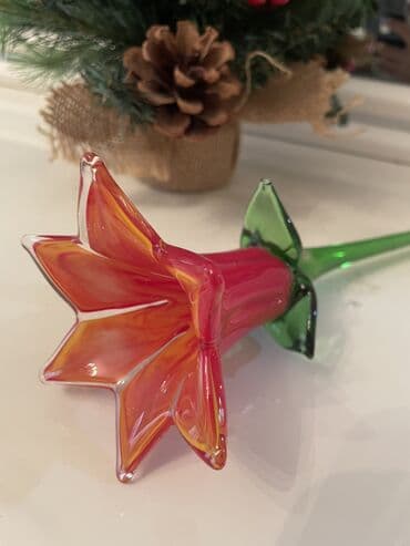 nişan dekoru qiymətləri: 100 azn bogema Lale gulu xrustal — 3