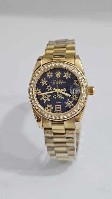 omega qol saatı: Qol saatı, Rolex, rəng - Qızılı — 2