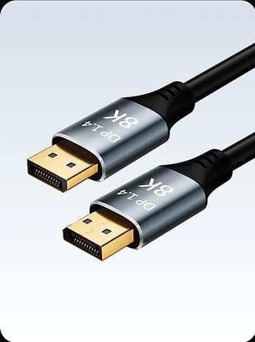 360 hz: DisplayPort 1.4 kabel – 2 metr (Bağa alınıb ucuza qoyulub ehtiyac — 2