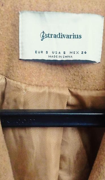 usta geyimi: Palto, Stradivarius, S, rəng - Bej — 2