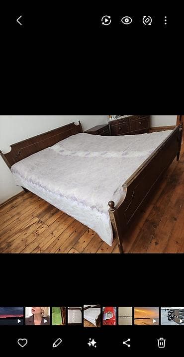 madeyra tek carpayi: İkinəfərlik çarpayı, Bazasız, Matras ilə, Siyirməsiz — 2