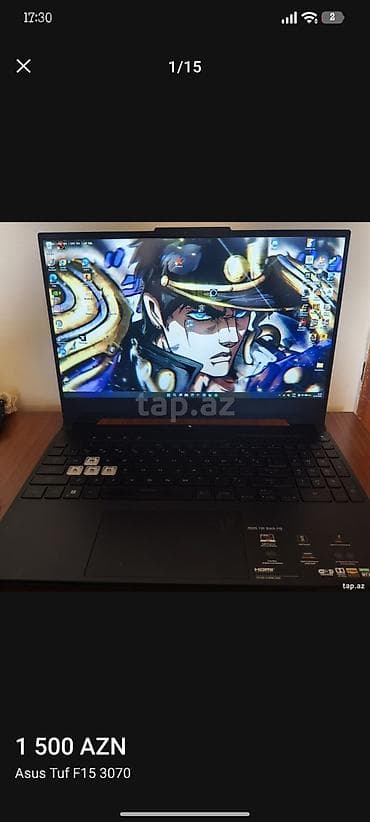 İşlənmiş ASUS TUF Gaming, 15.6 ", Intel Core i7, 512 GB