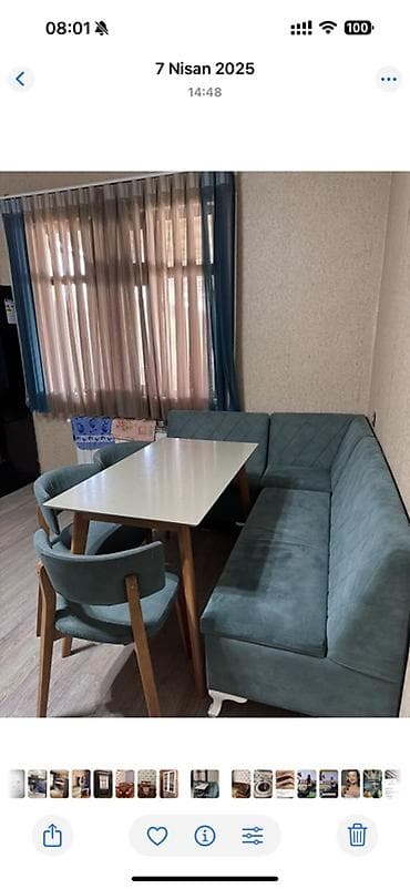 Künc divan, Mətbəx üçün, Açılmayan