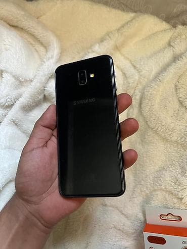 s6 lite: Samsung Galaxy J6 Plus, rəng - Qara, Barmaq izi, Face ID — 8