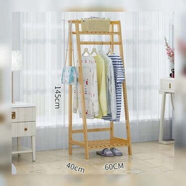 asilqan 58 azn: Asılqan Bambuk ağacından Ölçü: 145*60*40sm Gündəlik və ya Mövsümi — 4