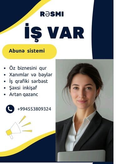 xırdalan iş elanları 2023: Yeni iş imkanları təklif edən elan. Bu elan "Rəsmi" iş elanları — 1
