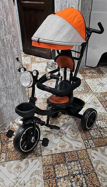 32 lik velosiped: Uşaq üçtəkərli velosipedi – valideyn idarəetməsi və tam təhlükəsizlik — 2