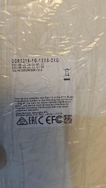 Готовый бизнес: Mikrotik CCR2216-1G-12XS-2XQ. 14 gün işləyib vəssalam — 3