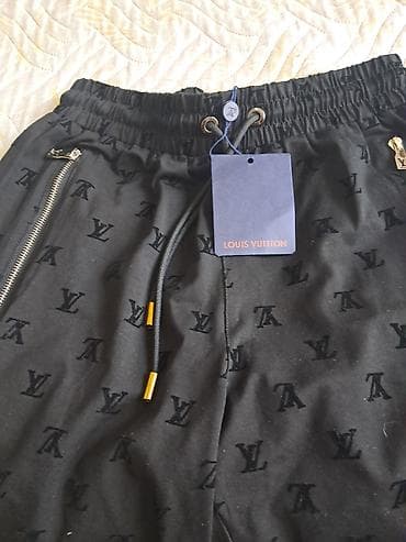 luis vuitton: İdman Şalvar, Louis Vuitton, M, rəng - Qara — 1