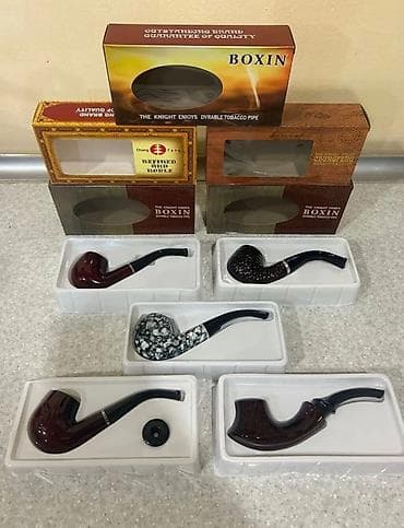 Tütün boruları dəsti – BOXIN markası - Klassik dizaynlı, müxtəlif