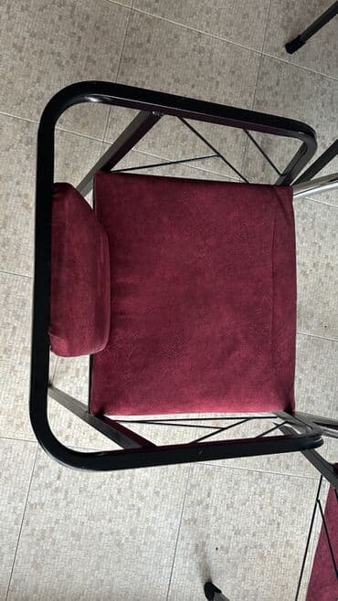 Məişət kimyəvi maddələri: Mətbəx üçün, Qatlanmayan, rəng - Bordo Stul — 3