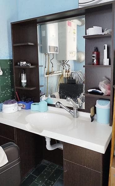 Salon üçün yuyucu stansiya (barber/beauty wash unit) - Dərin, oval