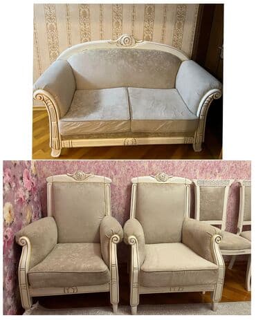 İşlənmiş, Divan, 2 kreslo