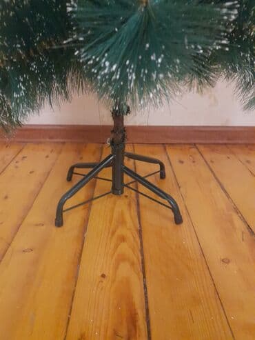 qar kureciyi: Süni Yeni il şam ağacı - Material: PVC/folqa tipli uzun iynəli — 4