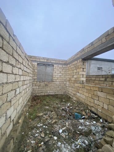 heyet evi: 3 otaqlı, 100 kv. m, Kredit var, Təmirsiz — 9