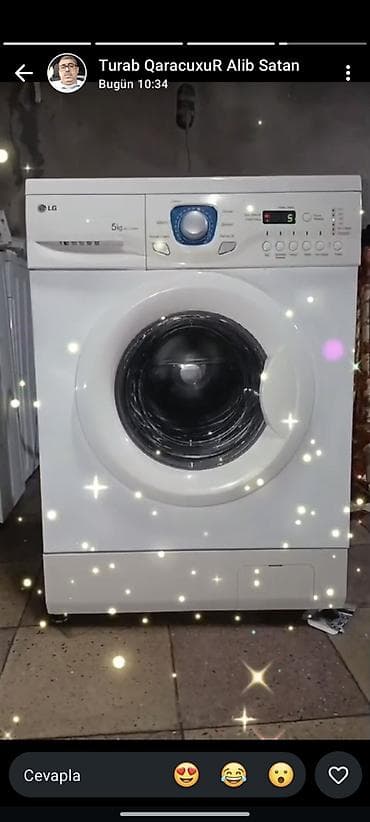 LG paltaryuyan maşın – ön yükləməli, 5 kq yuma tutumu. Xüsusiyyətlər — 1
