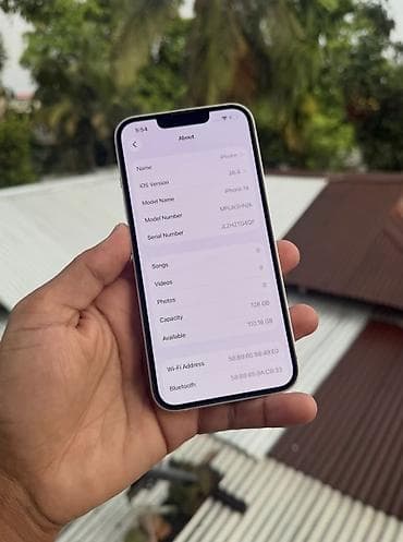 ay: IPhone 14, 128 GB, Ağ, Zəmanət, Kredit, Simsiz şarj — 4
