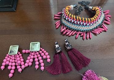 mona pancevo: Boho/etnik üslubda parlaq aksesuar dəsti Məhsul tərkibi: - Kütləvi — 1