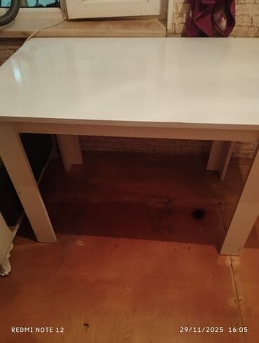 kreditle metbex stolu: Mətbəx masası, İşlənmiş, Açılmayan, MDF, Dördbucaq masa — 3