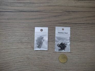 qaralmayan bijuteriya: Azerbaijan map, pendant + necklace, stainless steel, small size; — 4