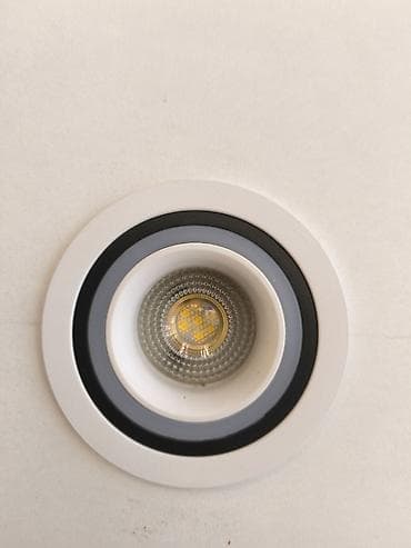Gömülü LED spot işıq - Tavan üçün dairəvi, səthə hamarlanmış dizayn - — 1