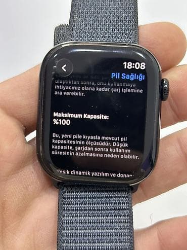 iphone 11 12: Smart saat, Apple, Sensor ekran, rəng - Qara — 2