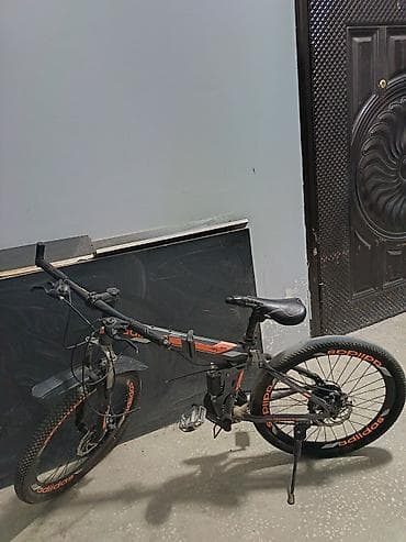 velipsipet 28 salon: Dağ velosipedi – qatlanan gövdə, disk əyləclər, amortizasiya və iri — 1