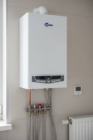 gızdırıcı: VERANO divar tipli qaz qazanı - Kompakt, müasir dizayn: ağ korpus — 1