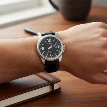 toy üçün sade makyaj: Yeni, Qol saatı, Casio, rəng - Qara — 1