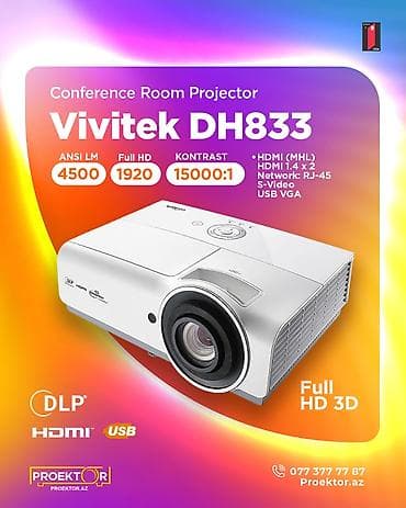 İşlənmiş Portativ Proyektor Ödənişli çatdırılma