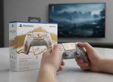 playstation 5 joystick qiymeti: Sony PlayStation DualSense – Ghost of Tsushima Limited Edition naqişli — 1