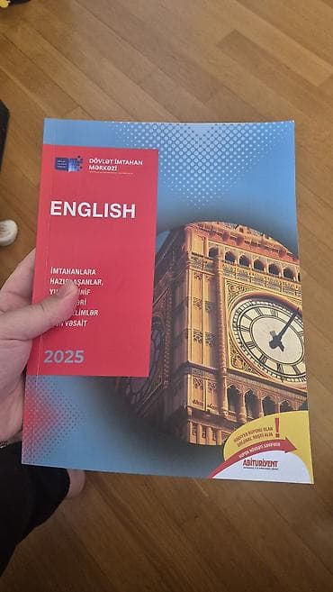 Məhsul yenidir keçən ay alınıb: “English – İmtahanlara Hazırlaşanlar