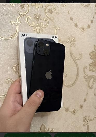 lan kamera: IPhone 13, 128 GB, Qara, Face ID — 3