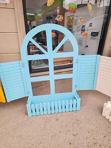 Şəkillər, tablolar: Dekorativ taxta “pəncərə” kompozisiyası – qapalı və açıq məkanlar üçün — 3