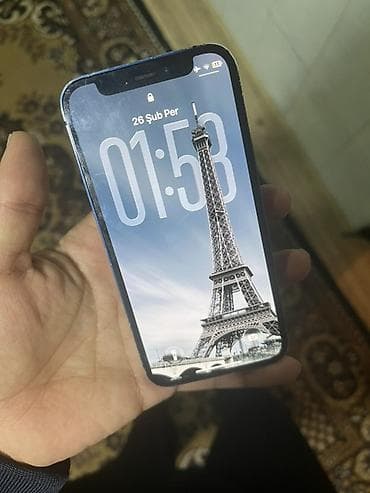 note 14 pro: IPhone 12, Mavi, Face ID — 1