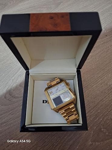 toxuma qolbaqlar: Qol saatı, Diesel, rəng - Qızılı — 2