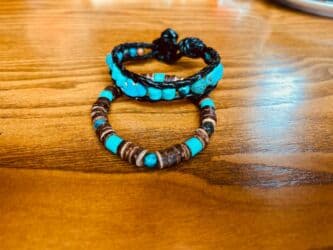 tək qaş: Bohem üslubunda boncuklu qolbaq dəsti - 2 ədəd qolbaqdan ibarət dəst — 5