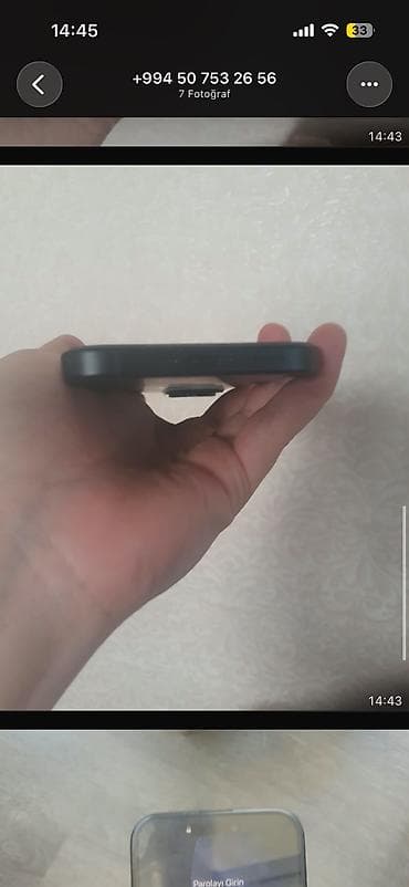 ucuz telefon aksesuarları: IPhone 15, 128 GB, Qara, Zəmanət, Barmaq izi, Simsiz şarj — 7