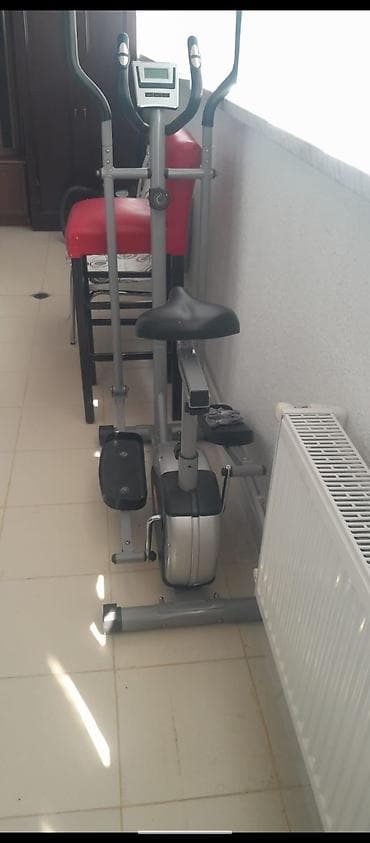velo maska: Elliptik velosiped/trenajor - 2-si 1-də dizayn: elliptik pedallar və — 1