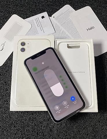ayfon 10: IPhone 11, 128 GB, Ağ, Zəmanət, Simsiz şarj, Face ID — 3